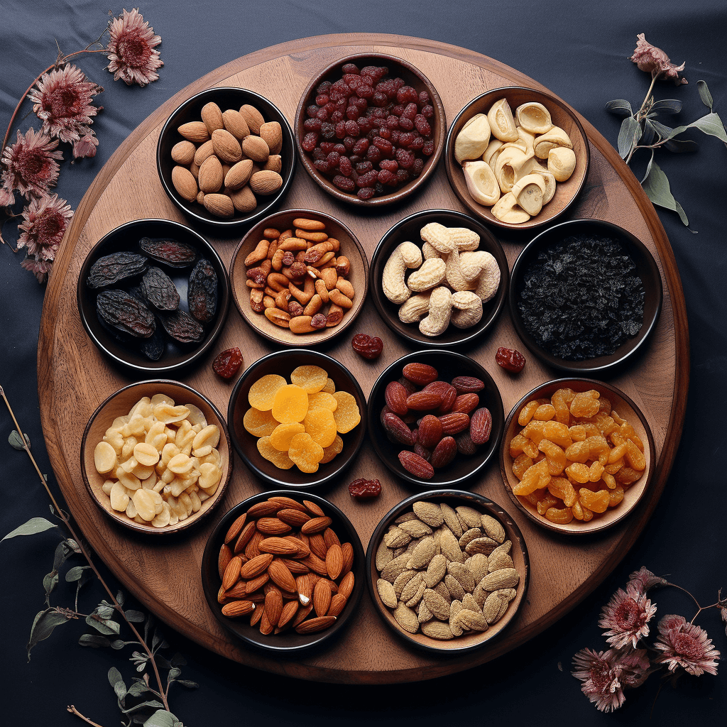 dry_fruits_placed_in_different_plates